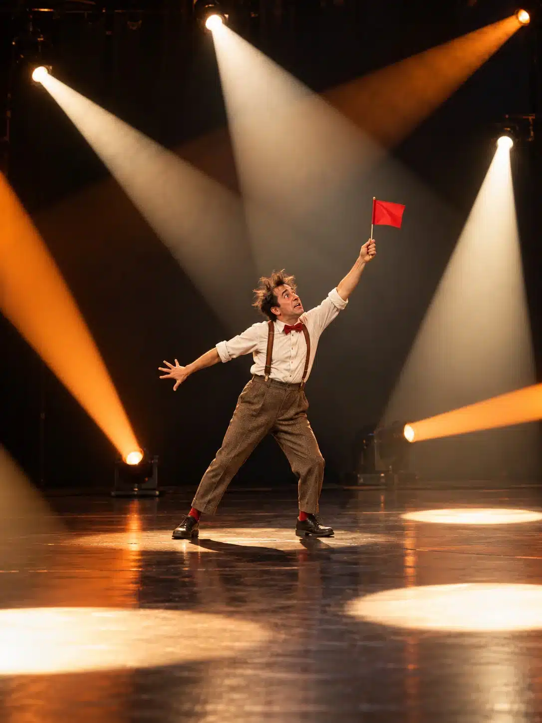Visuel du spectacle Karim Slama cherche un peu d’attention